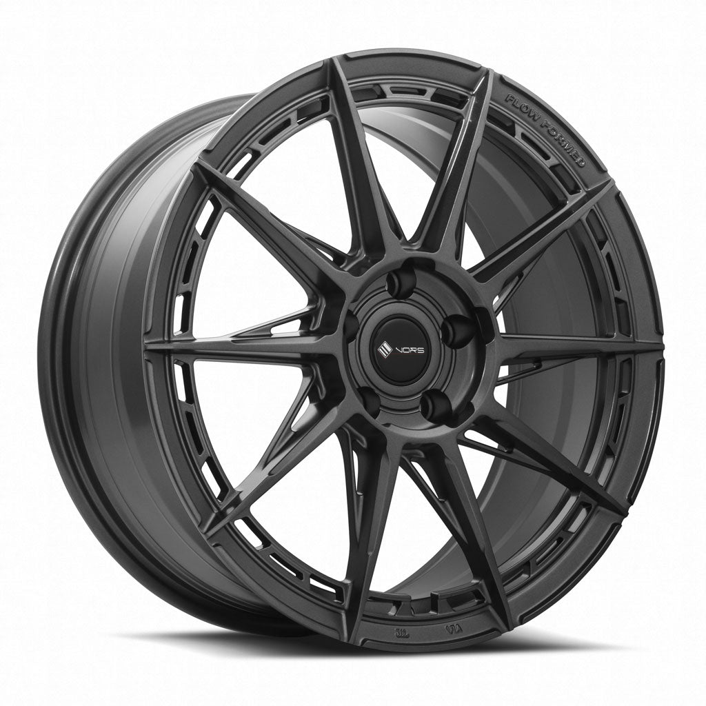 Vors LT55 Gloss Gun Metal 18x8 +35 5x115mm 73.1mm - Wheelwiz