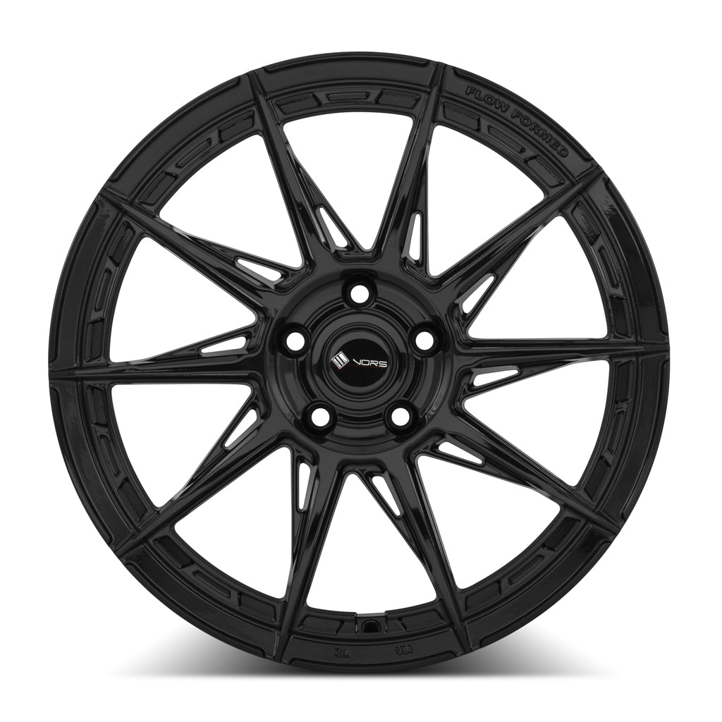 Vors LT55 Gloss Black 18x9 +35 5x108mm 73.1mm - Wheelwiz
