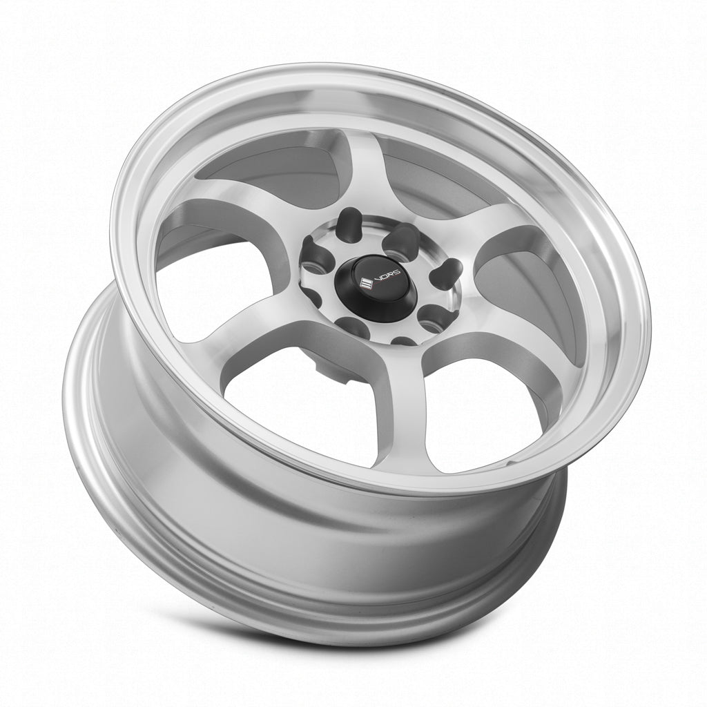 Vors LT61 Silver Machined Face 15x7 +35 4x108mm 73.1mm - Wheelwiz