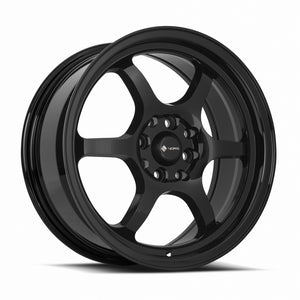 Vors LT61 Gloss Black 16x7 +35 4x108mm 73.1mm - Wheelwiz