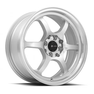 Vors LT61 Silver Machined Face 16x7 +35 4x100|4x114.3mm 73.1mm - Wheelwiz