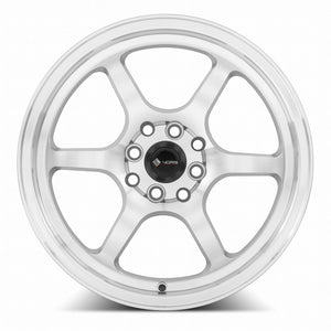 Vors LT61 Silver Machined Face 16x7 +35 4x108mm 73.1mm - Wheelwiz