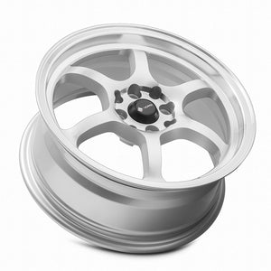 Vors LT61 Silver Machined Face 16x7 +35 4x100|4x114.3mm 73.1mm - Wheelwiz