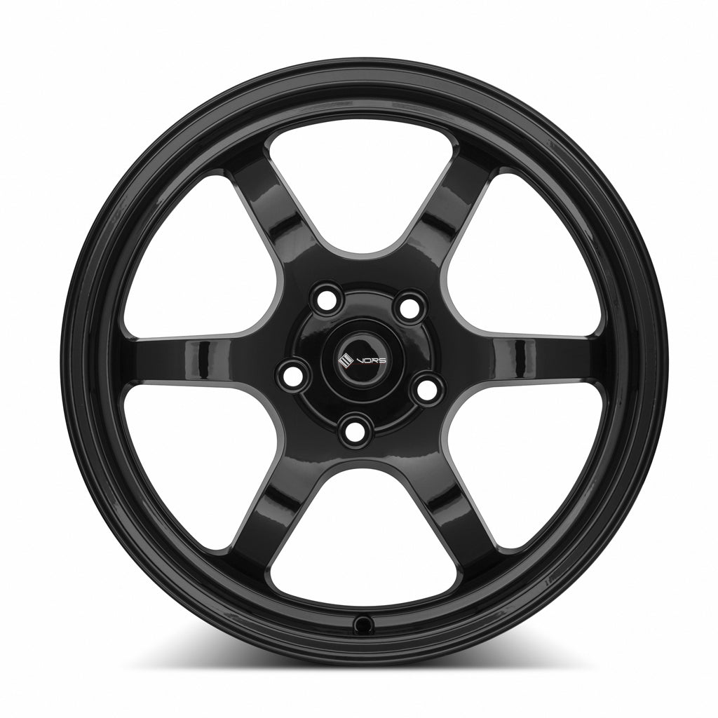Vors LT61 Gloss Black 17x7.5 +35 5x108mm 73.1mm - Wheelwiz