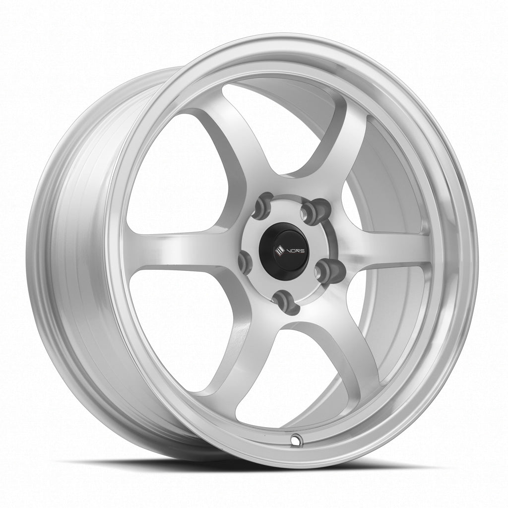 Vors LT61 Silver Machined Face 17x7.5 +35 5x110mm 73.1mm - Wheelwiz