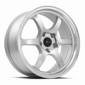 Vors LT61 Silver Machined Face 17x7.5 +35 5x112mm 73.1mm - Wheelwiz