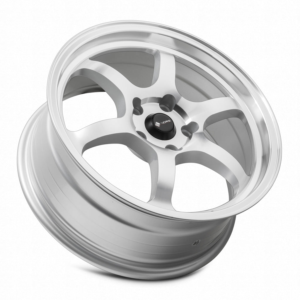 Vors LT61 Silver Machined Face 17x7.5 +35 5x110mm 73.1mm - Wheelwiz