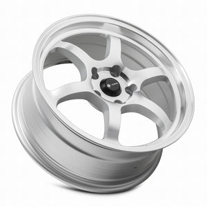 Vors LT61 Silver Machined Face 17x7.5 +35 5x112mm 73.1mm - Wheelwiz