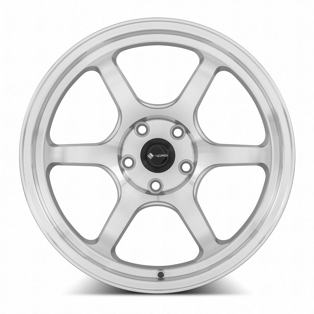 Vors LT61 Silver Machined Face 18x8.5 +35 5x108mm 73.1mm - Wheelwiz