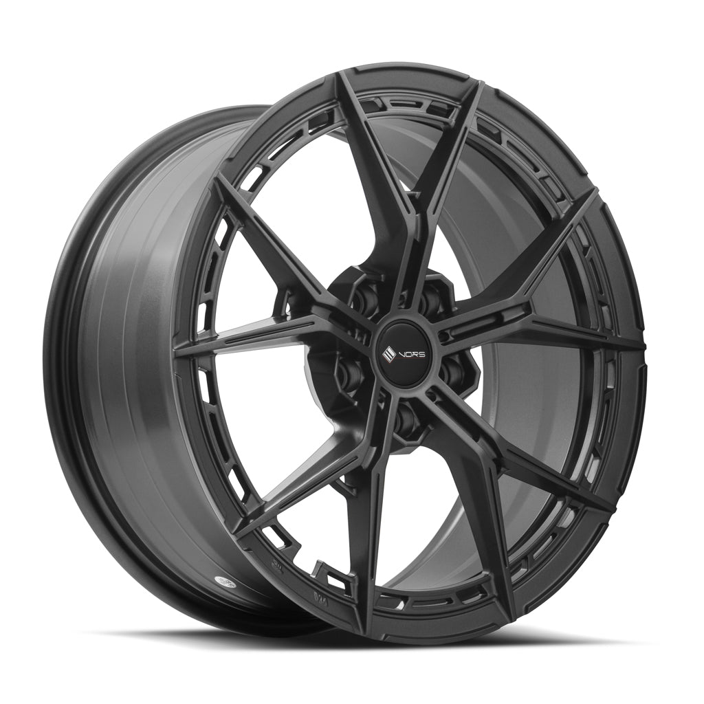 Vors LT83 Gloss Gun Metal 18x8 +35 5x114.3mm 73.1mm - Wheelwiz