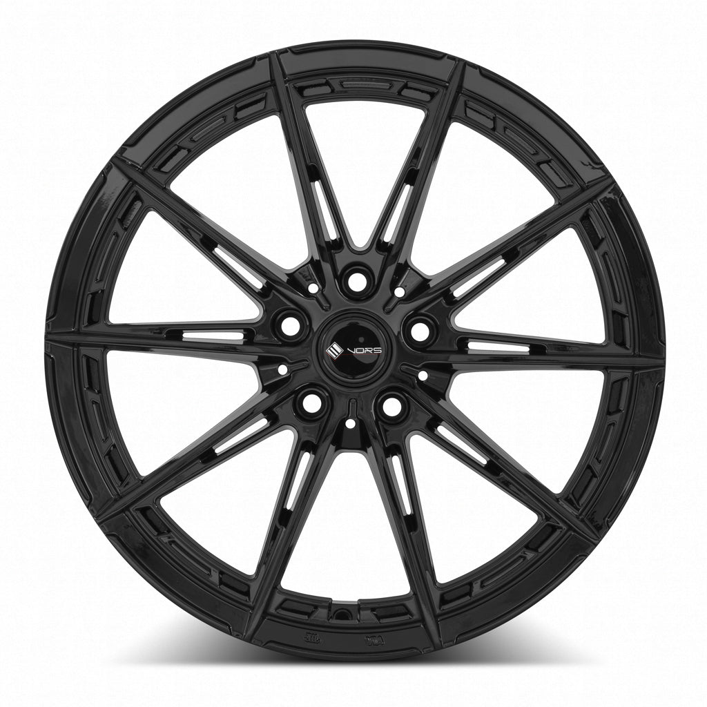 Vors LT84 Gloss Black 18x8 +35 5x110mm 73.1mm - Wheelwiz