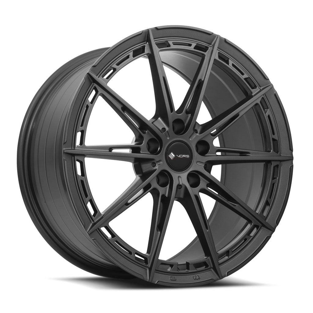 Vors LT84 Gloss Gun Metal 18x9 +35 5x110mm 73.1mm - Wheelwiz
