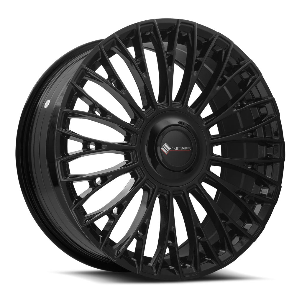 Vors LT95 Gloss Black 20x8.5 +35 5x114.3mm 73.1mm - Wheelwiz