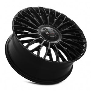 Vors LT95 Gloss Black 20x8.5 +35 5x114.3mm 73.1mm - Wheelwiz