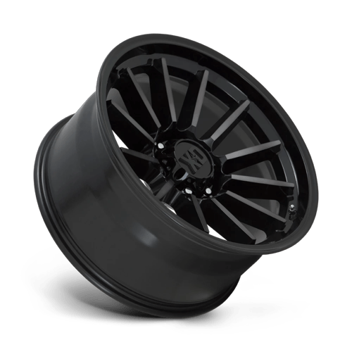 XD Series XD855 LUXE Gloss Black Mach W/ Gray Tint 22x10 -18 5x127mm 71.5mm