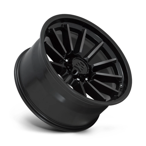 XD Series XD855 LUXE Gloss Black Mach W/ Gray Tint 22x10 -18 6x135mm 87.1mm - Wheelwiz