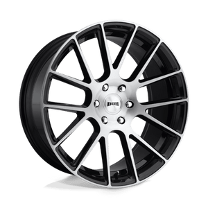 DUB S206 LUXE Gloss Black Brushed 22x9.5 +20 6x139.7mm 78.1mm - Wheelwiz