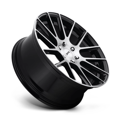DUB S206 LUXE Gloss Black Brushed 22x9.5 +30 6x139.7mm 78.1mm - Wheelwiz
