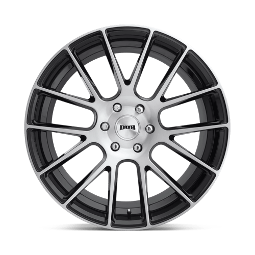 DUB S206 LUXE Gloss Black Brushed 22x9.5 +30 6x139.7mm 78.1mm - Wheelwiz