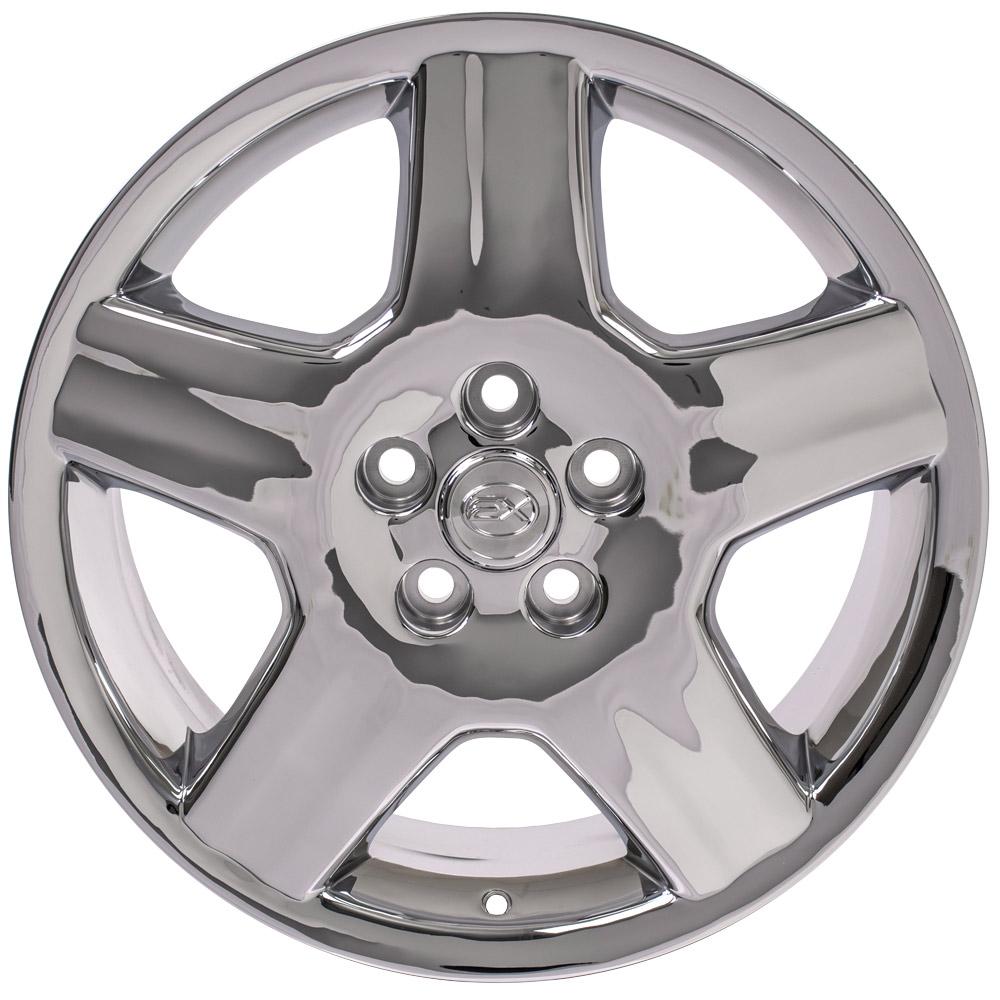 OE Wheels Replica LX02 Chrome 18x7.5 +45 5x114.3mm 60.1mm - Wheelwiz