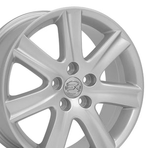 OE Wheels Replica LX12 Silver 17x7.0 +45 5x114.3mm 60.1mm