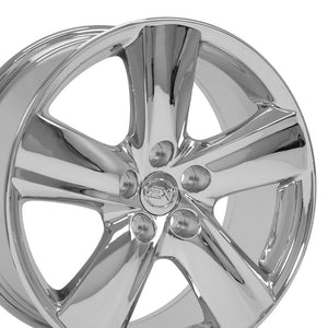 OE Wheels Replica LX19 Chrome 18x8.0 +35 5x114.3mm 60.1mm