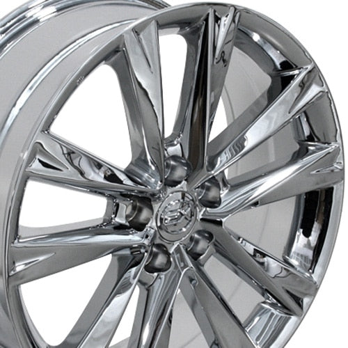OE Wheels Replica LX24 Chrome 19x7.5 +35 5x114.3mm 60.1mm - Wheelwiz
