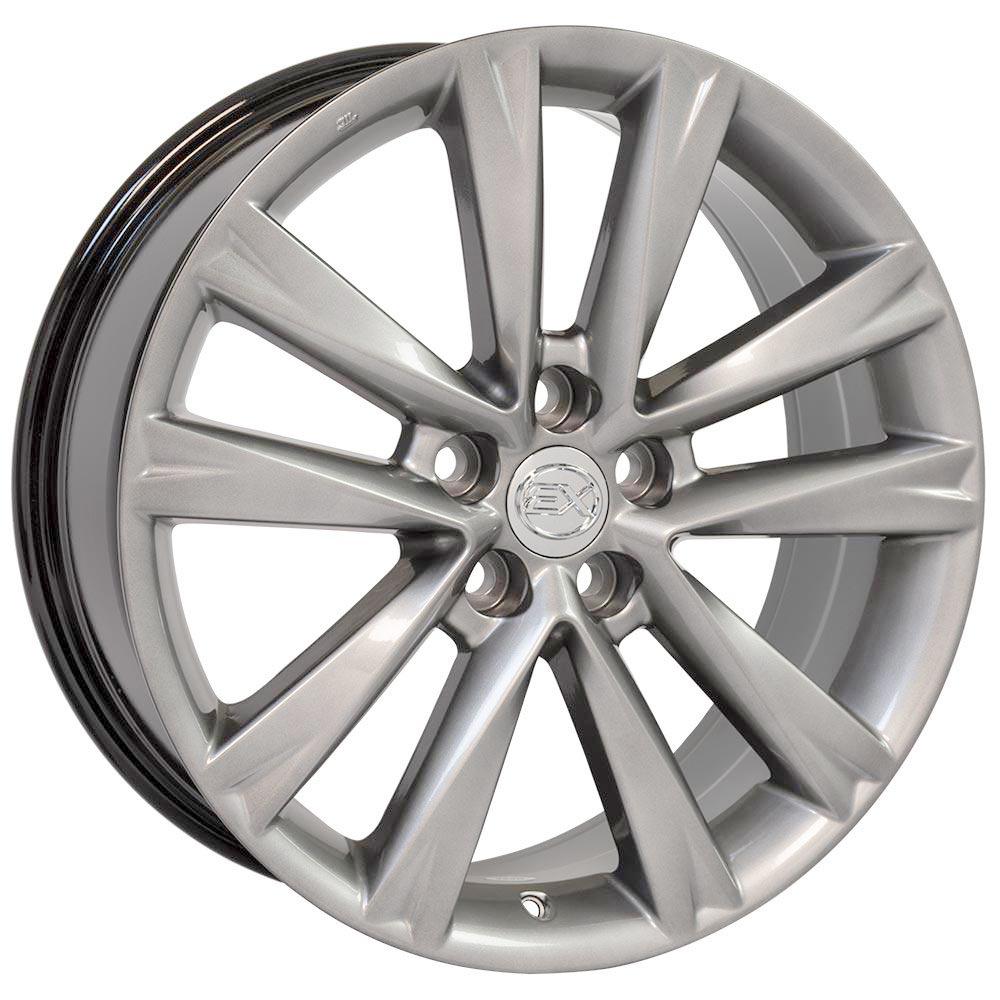 OE Wheels Replica LX24 Hyper Silver 19x7.5 +35 5x114.3mm 60.1mm