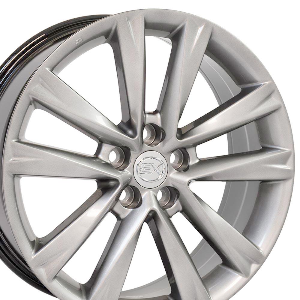 OE Wheels Replica LX24 Hyper Silver 19x7.5 +35 5x114.3mm 60.1mm