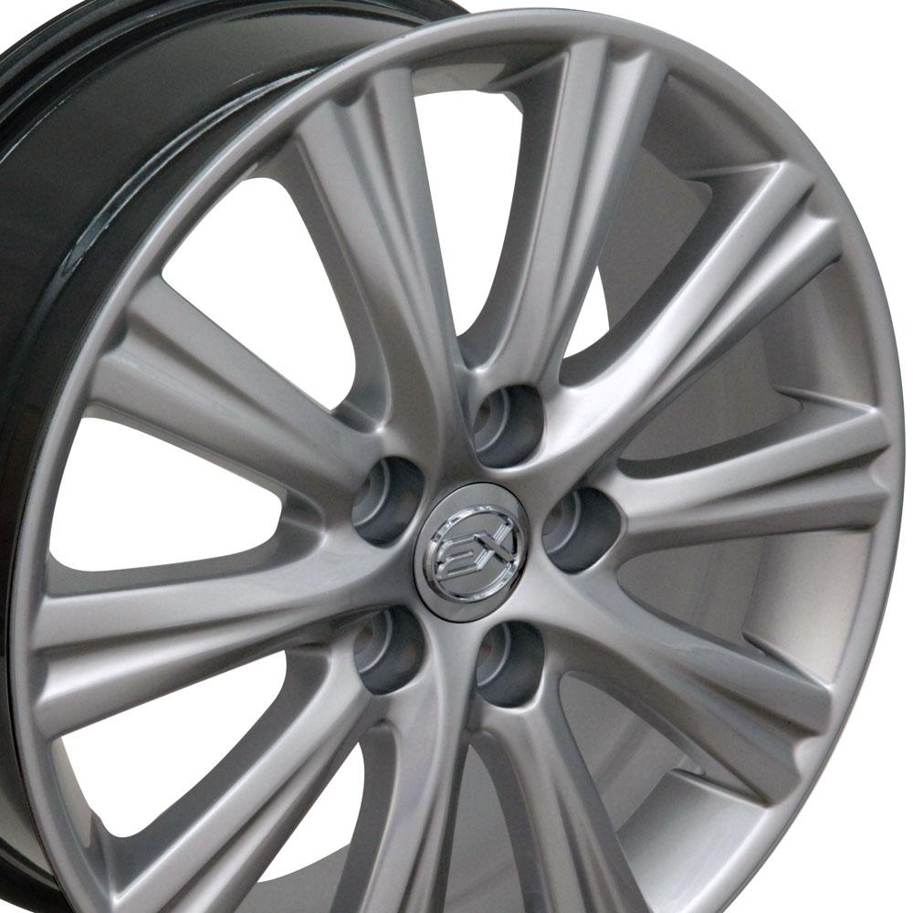 OE Wheels Replica LX43 Hyper Silver 17x7.0 +45 5x114.3mm 60.1mm