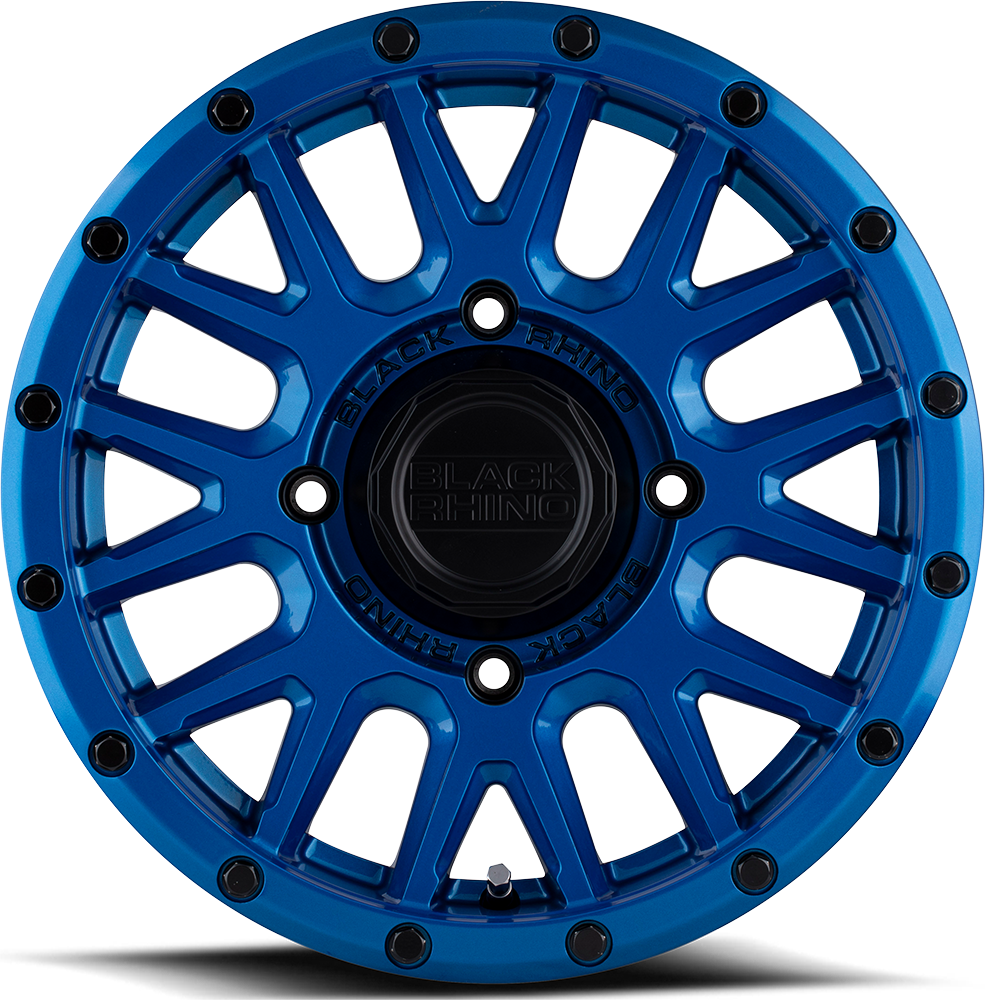 Black Rhino LA PAZ UTV Blue W/ Black Bolts 14x7 +51 4x137mm 106.1mm - Wheelwiz