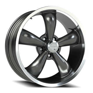 Vision Wheel 142 Gunmetal Machined Lip 18x8.5 +20 5x120.65mm 83mm