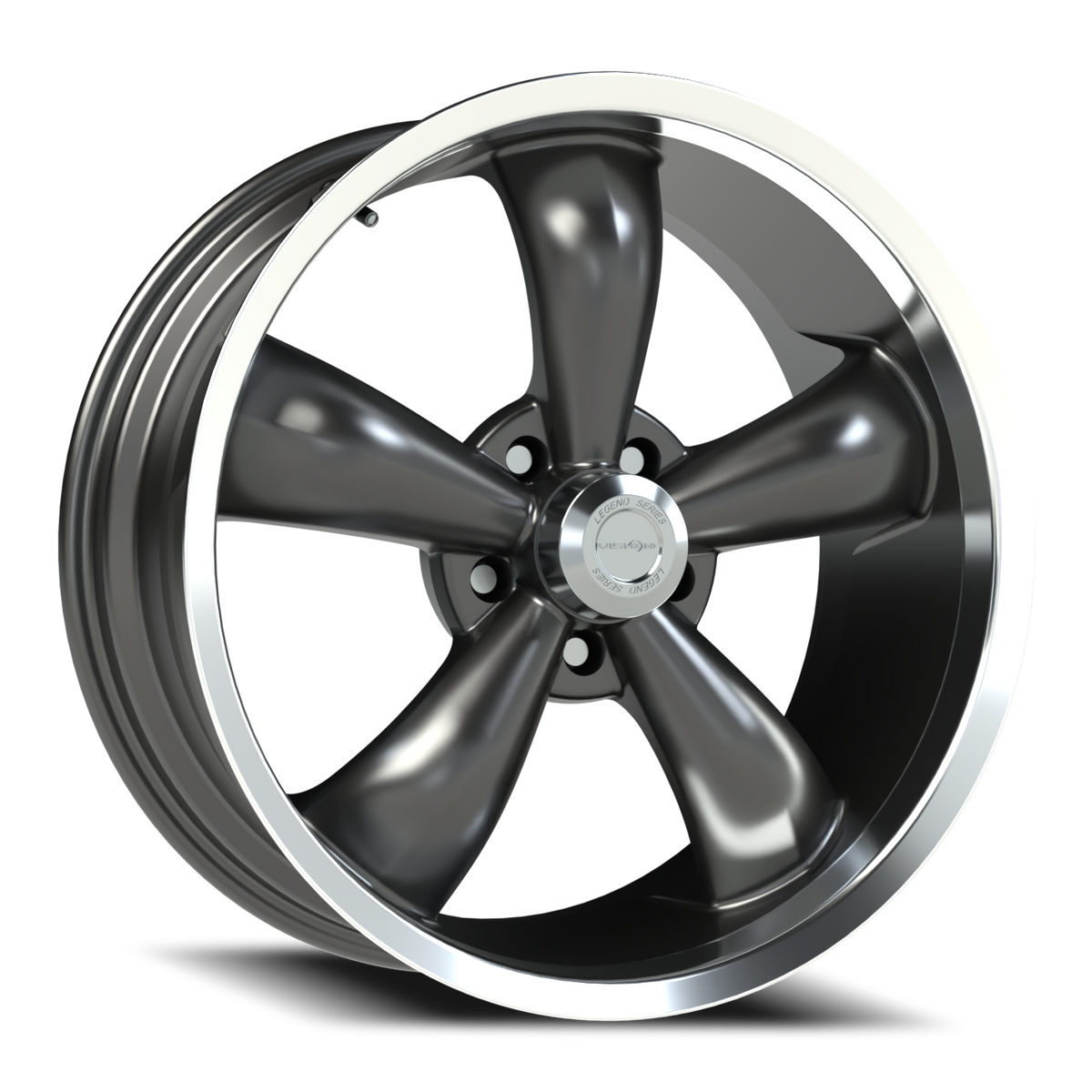 Vision Wheel 142 Gunmetal Machined Lip 20x9.5 0 5x127mm 83mm - Wheelwiz