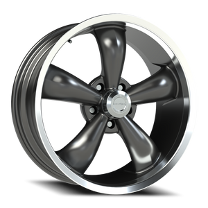 Vision Wheel 142 Gunmetal Machined Lip 18x8.5 +10 5x115mm 83mm - Wheelwiz