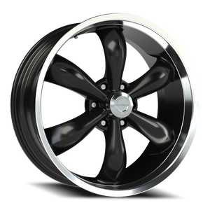 Vision Wheel 142 Gloss Black Machined Lip 22x9.5 +15 6x139.7mm 106.2mm - Wheelwiz