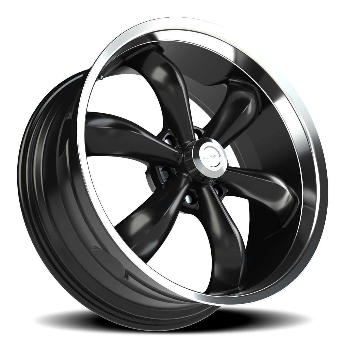 Vision Wheel 142 Gloss Black Machined Lip 22x9.5 +15 6x139.7mm 106.2mm - Wheelwiz