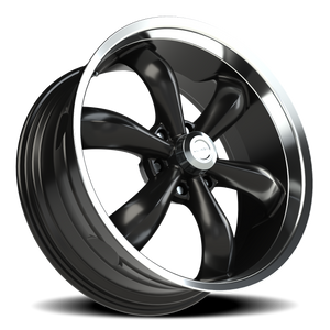 Vision Wheel 142 Gloss Black Machined Lip 22x9.5 +15 6x139.7mm 106.2mm - Wheelwiz