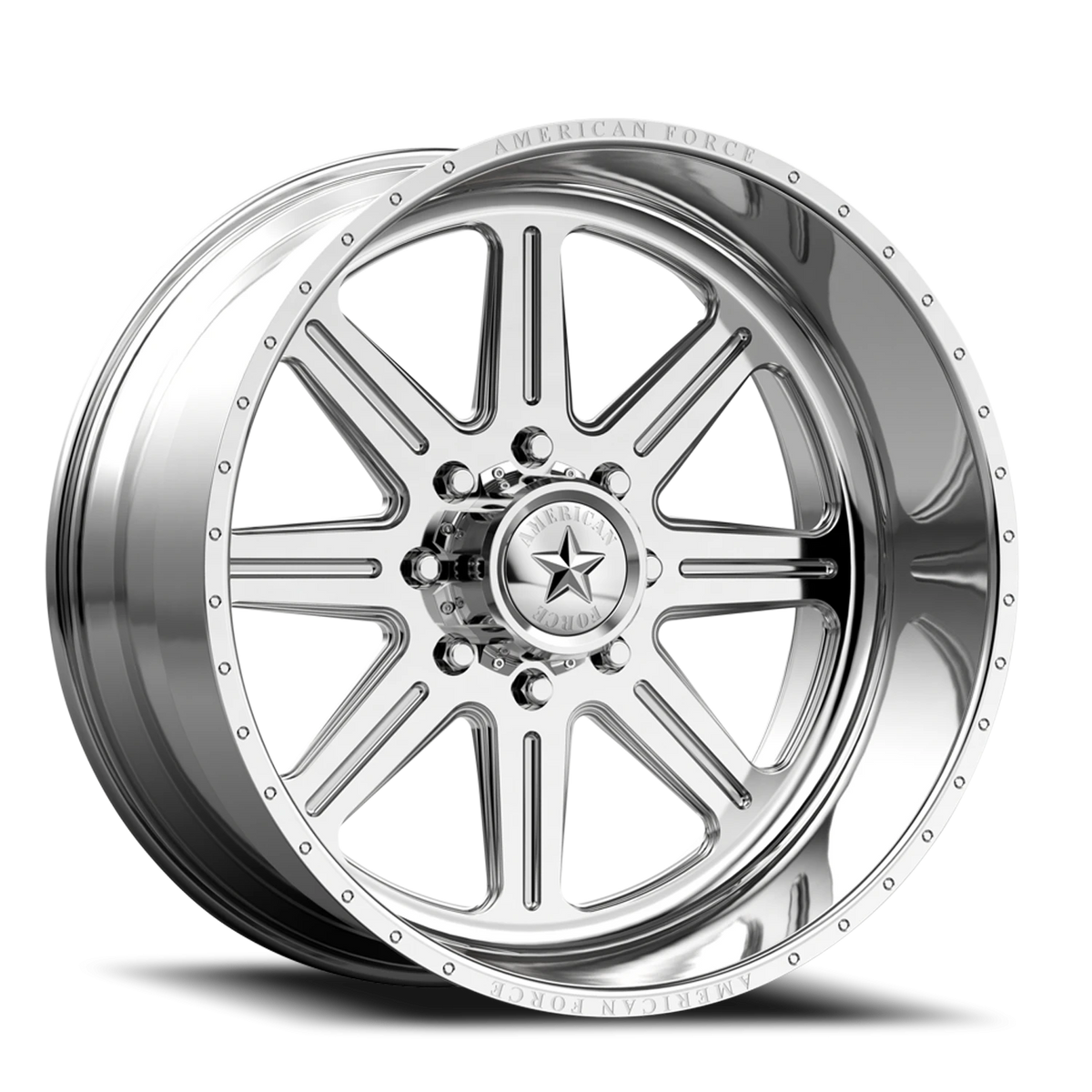 American Force G43 Legend SS Polished 22x10 -25 6x135mm 87mm - Wheelwiz