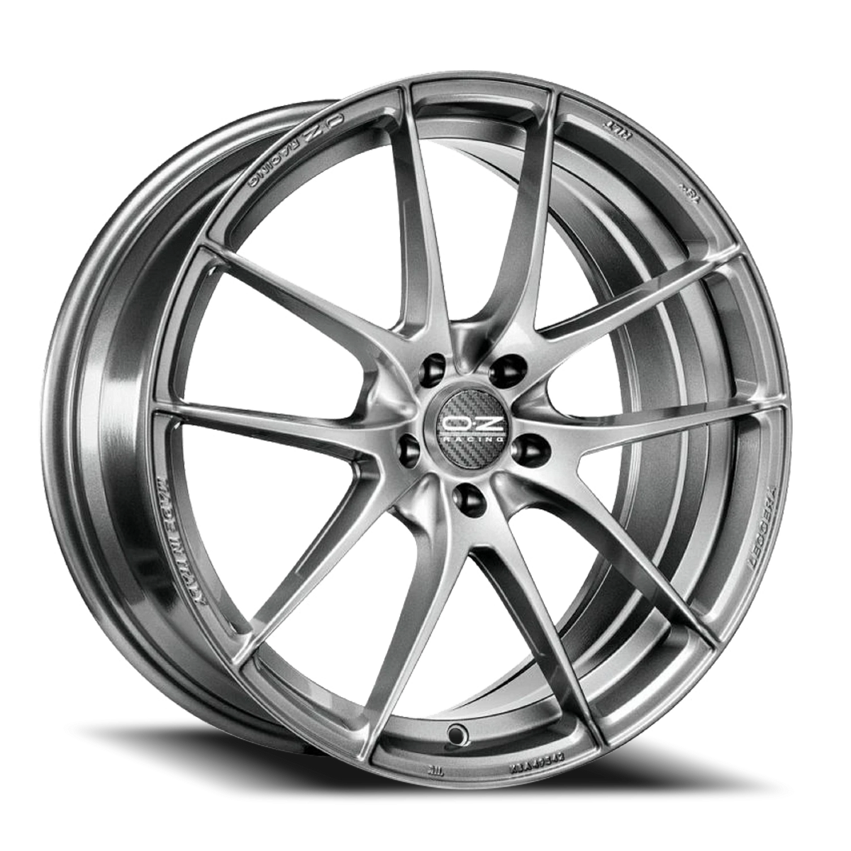 OZ Racing Leggera HLT Gloss Grigio Corsa Bright 20x11 +50 5x130mm 71.56mm - Wheelwiz