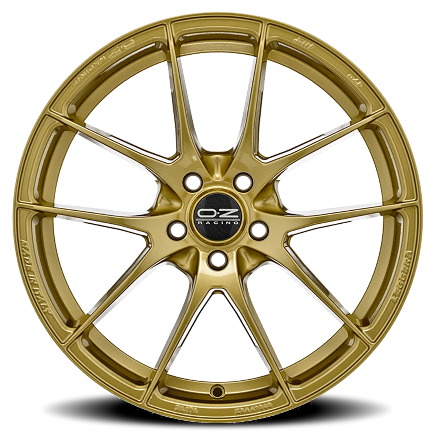 OZ Racing Leggera HLT Race Gold 18x8 +35 5x100mm 68mm - Wheelwiz