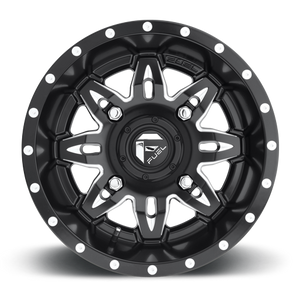 Fuel Offroad D567 LETHAL Matte Black Milled 14x7 +13 4x156mm 132mm