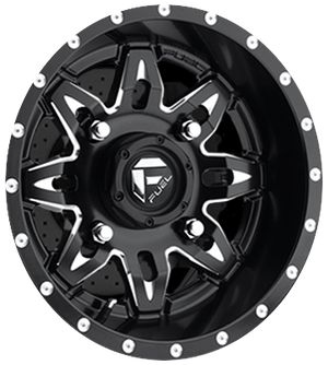 Fuel Offroad D567 LETHAL Matte Black Milled 14x7 +13 4x156mm 132mm