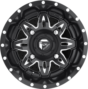 Fuel Offroad D567 LETHAL Matte Black Milled 14x7 +13 4x156mm 132mm