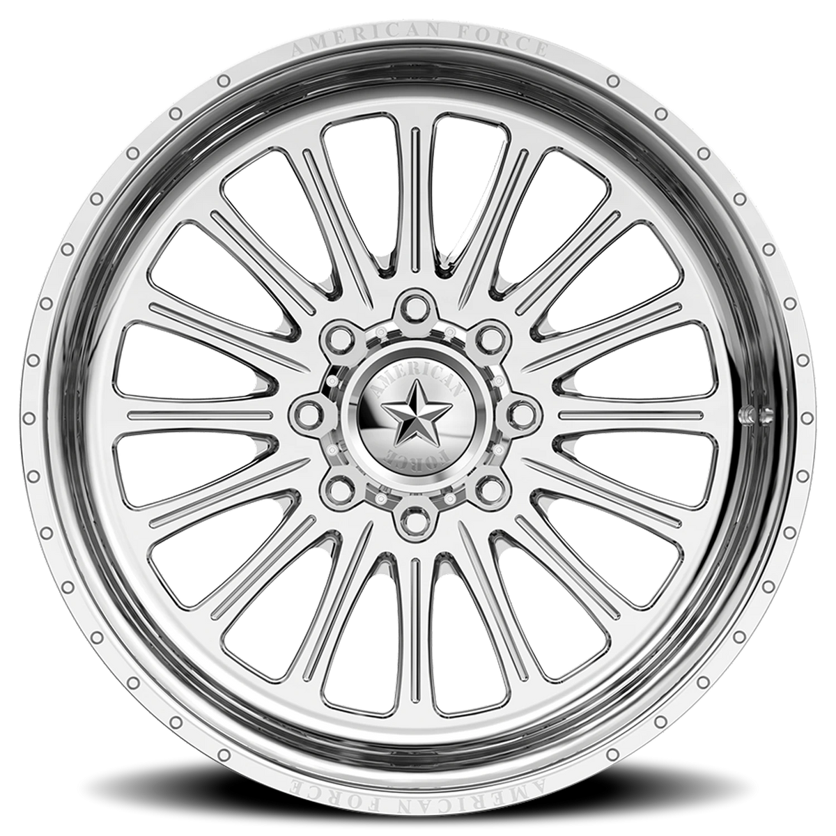 American Force N08 Lexar SS Polished 22x14 -73 6x139.7mm 78.1mm - Wheelwiz