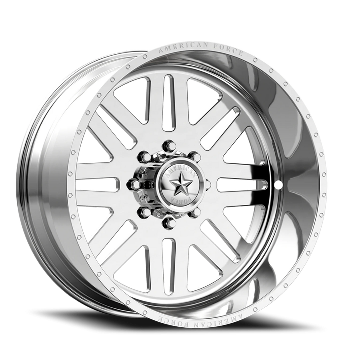 American Force 9 Liberty SS Polished 22x16 -101 8x165.1mm 122mm - Wheelwiz