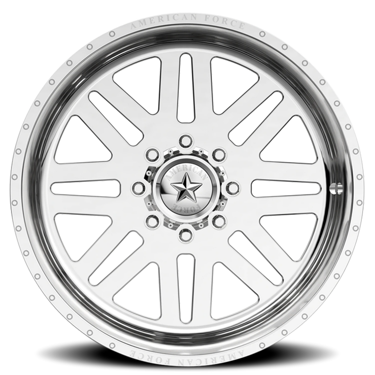 American Force 9 Liberty SS Polished 22x16 -101 8x165.1mm 122mm - Wheelwiz