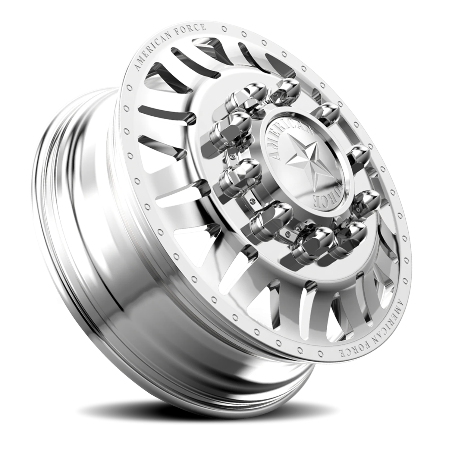 American Force 9 Liberty DRW Polished 22x8.25 +169 8x200mm 142mm - Wheelwiz