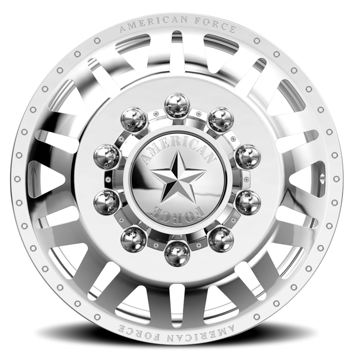American Force 9 Liberty DRW Polished 26x8.25 +152 8x225mm 170mm - Wheelwiz