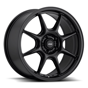 Konig Lockout Gloss Black 18x8.5 +35 5x114.3mm 73.1mm - Wheelwiz