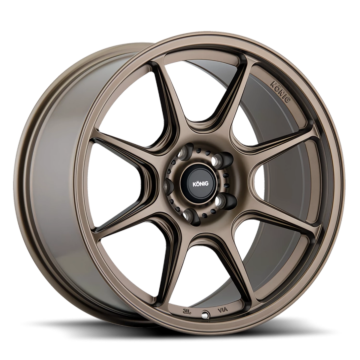 Konig Lockout Matte Bronze 18x9.5 +22 5x114.3mm 73.1mm - Wheelwiz